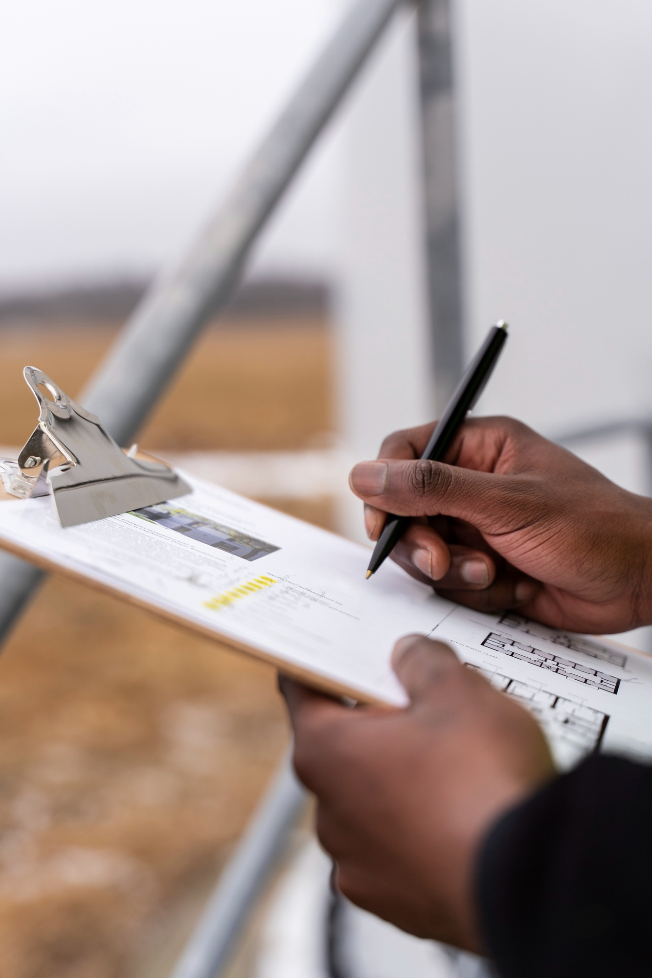 close-up-hand-filling-document